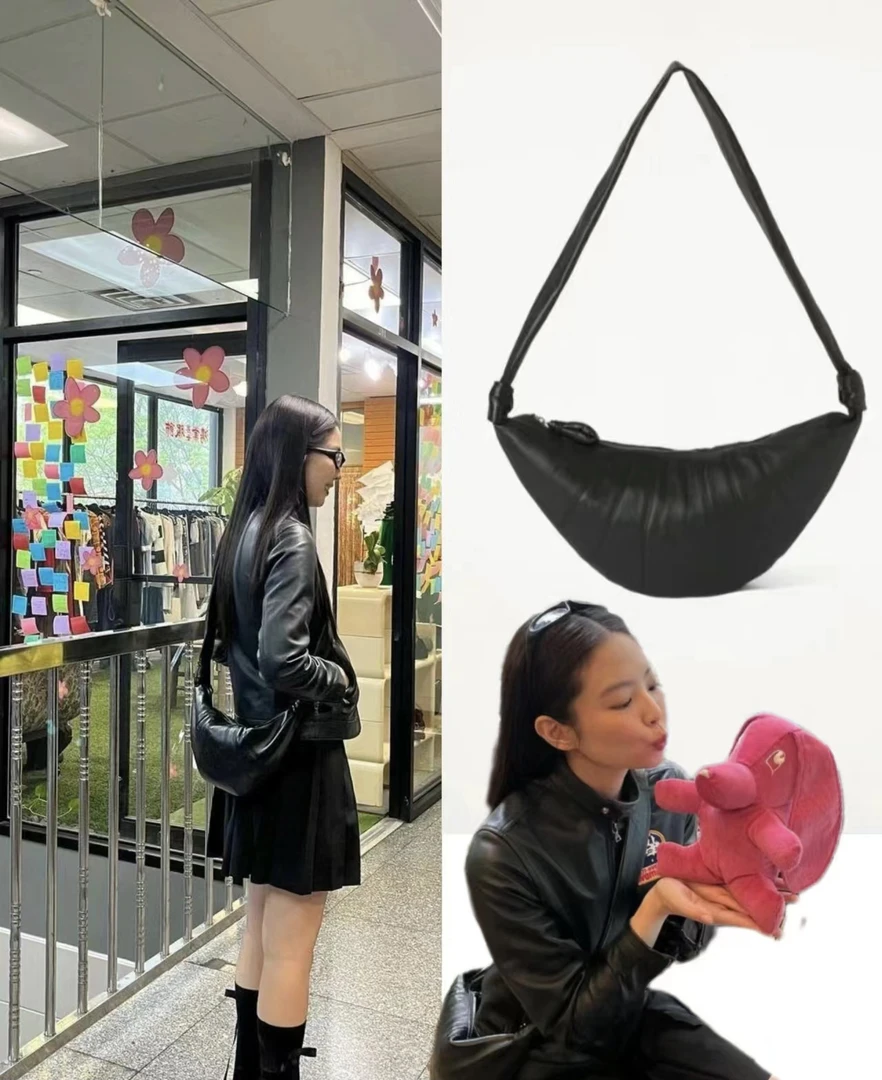 9.9号New~ 天花板 LEM*Croissant经典高级小羊皮可颂包中号！3065