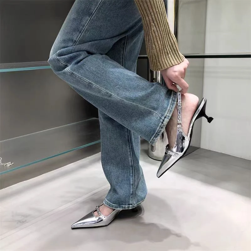 【301断码不退换】早春季新款高跟鞋网红时装粗跟气质凉鞋