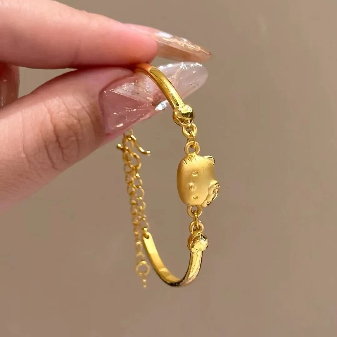 SZ1142 KT猫手镯 可爱时尚可调节手饰