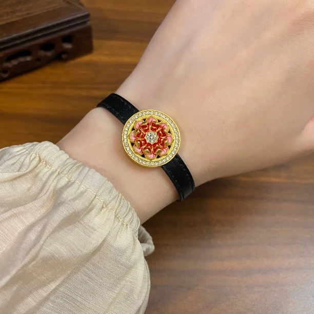 SL2052 高品质国色天香手表款八宝罗盘可作项链双戴