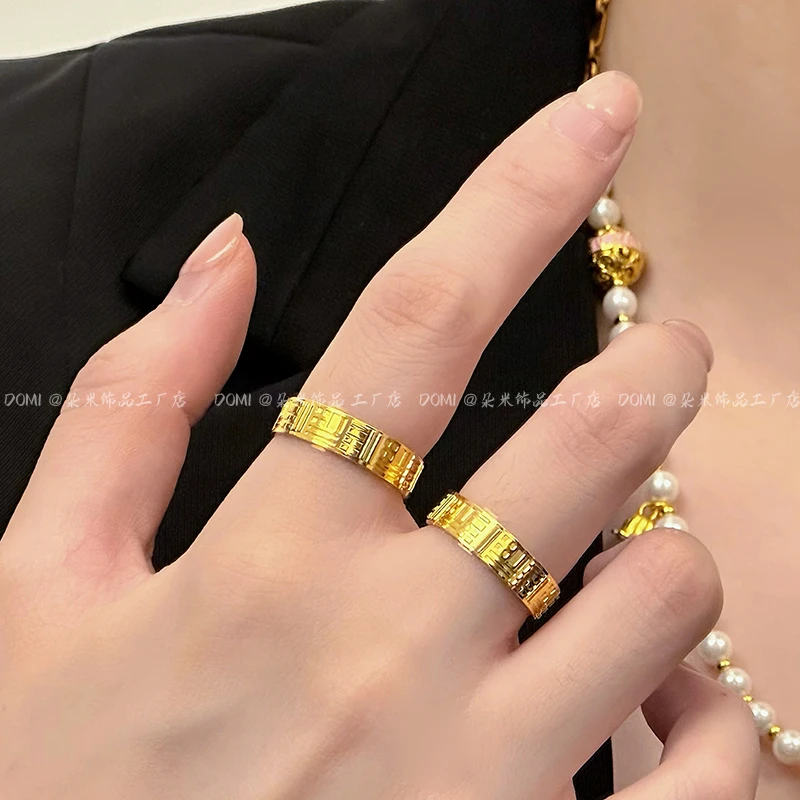 BJ008  福气满满戒指 传福系列时尚百搭情侣指环手饰