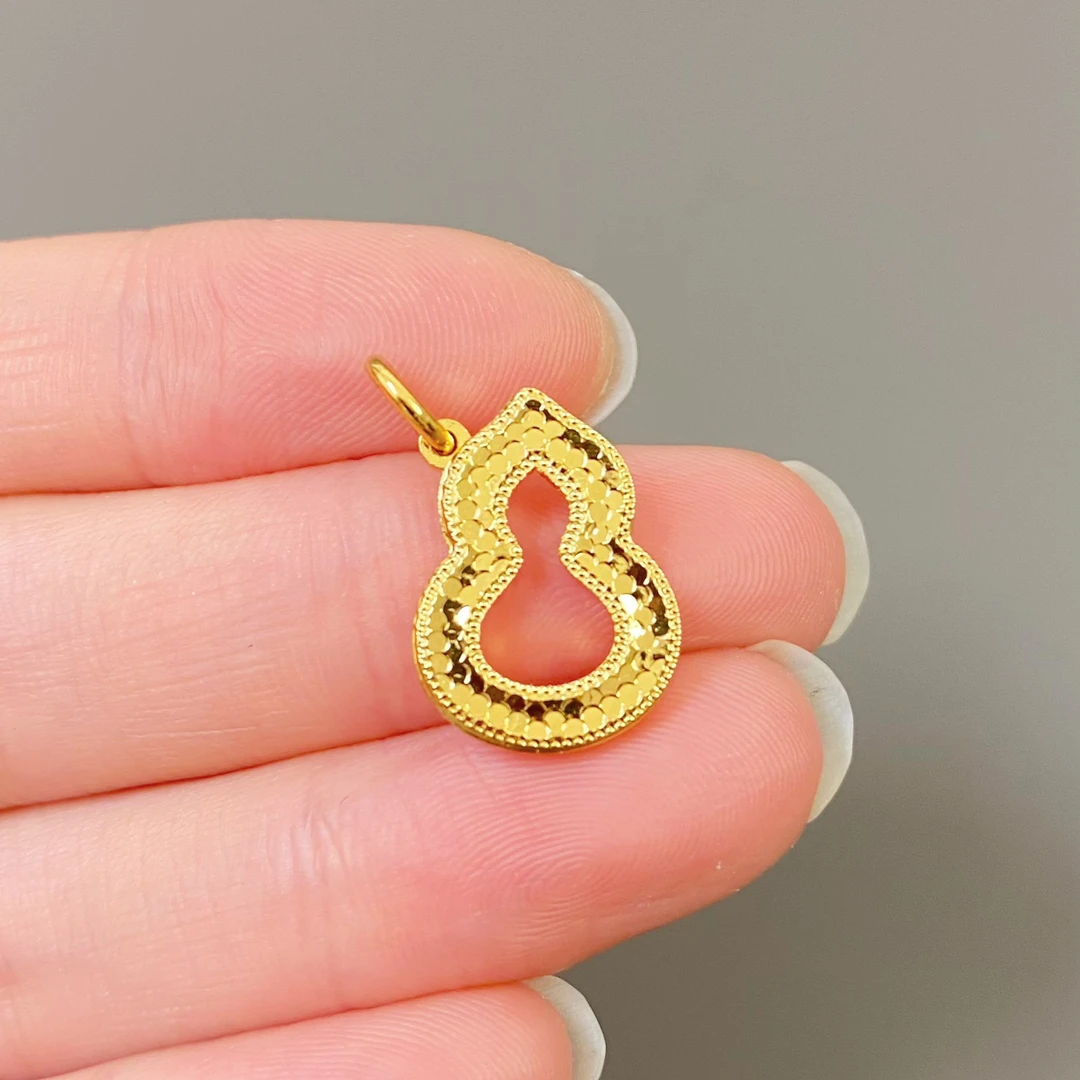 XL3367 龙鳞镂空葫芦吊坠【单独吊坠】