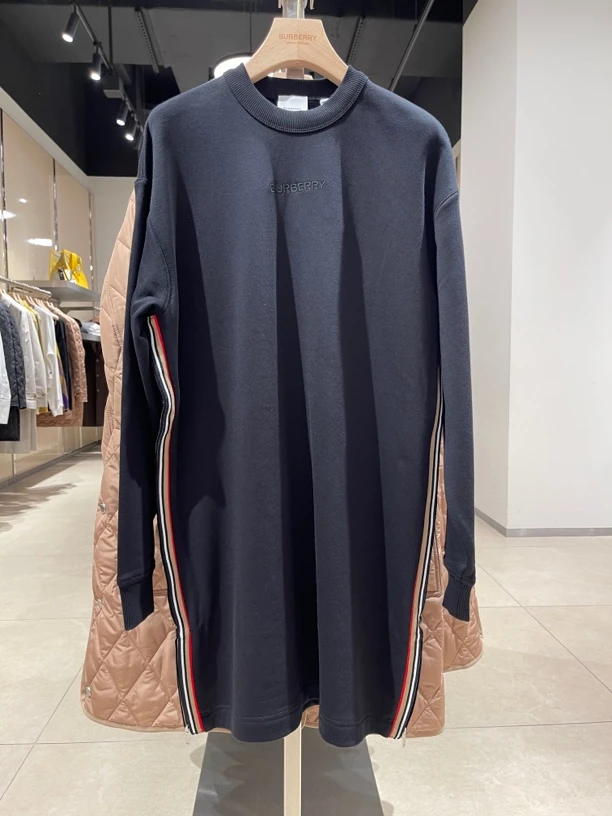 BURBERRY/博柏利女款长袖卫衣连衣裙