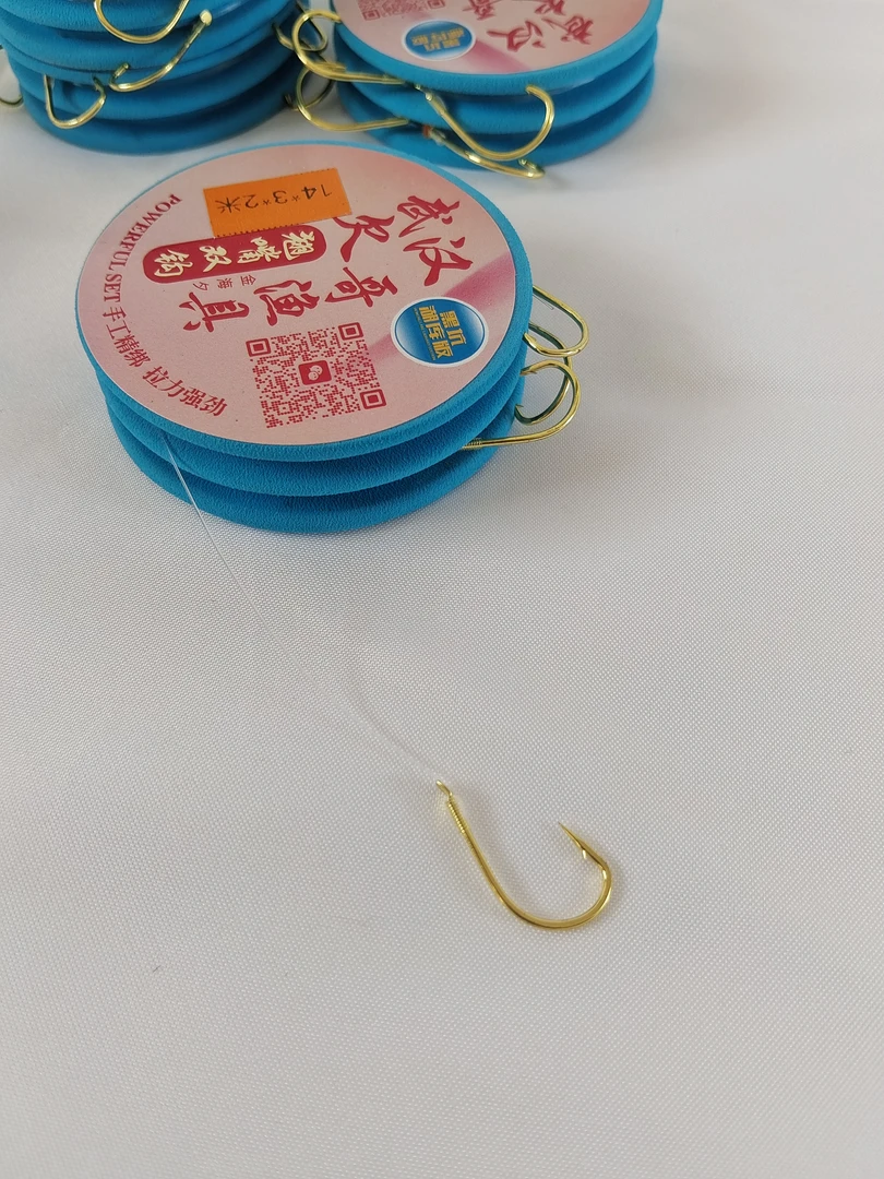 纯手工制作黑坑翘嘴双钩（拍一发十可以定制）