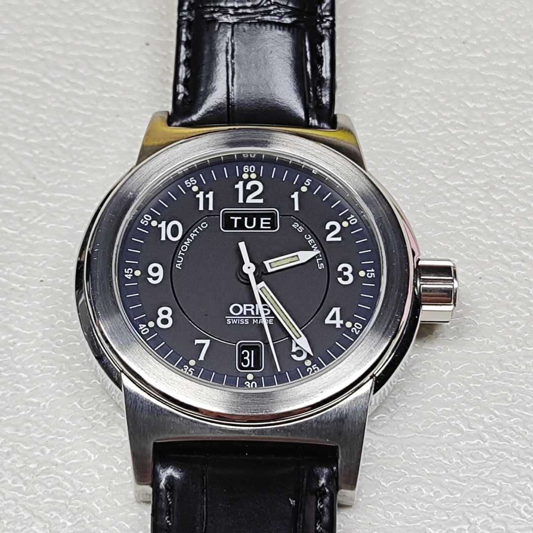 95新 Oris/豪利时 航空系列/自动机械/40mm/大魔王单表