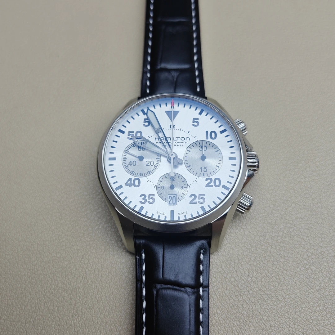 95新 Hamilton/汉米尔顿 卡其航空/自动机械/42mm/单表