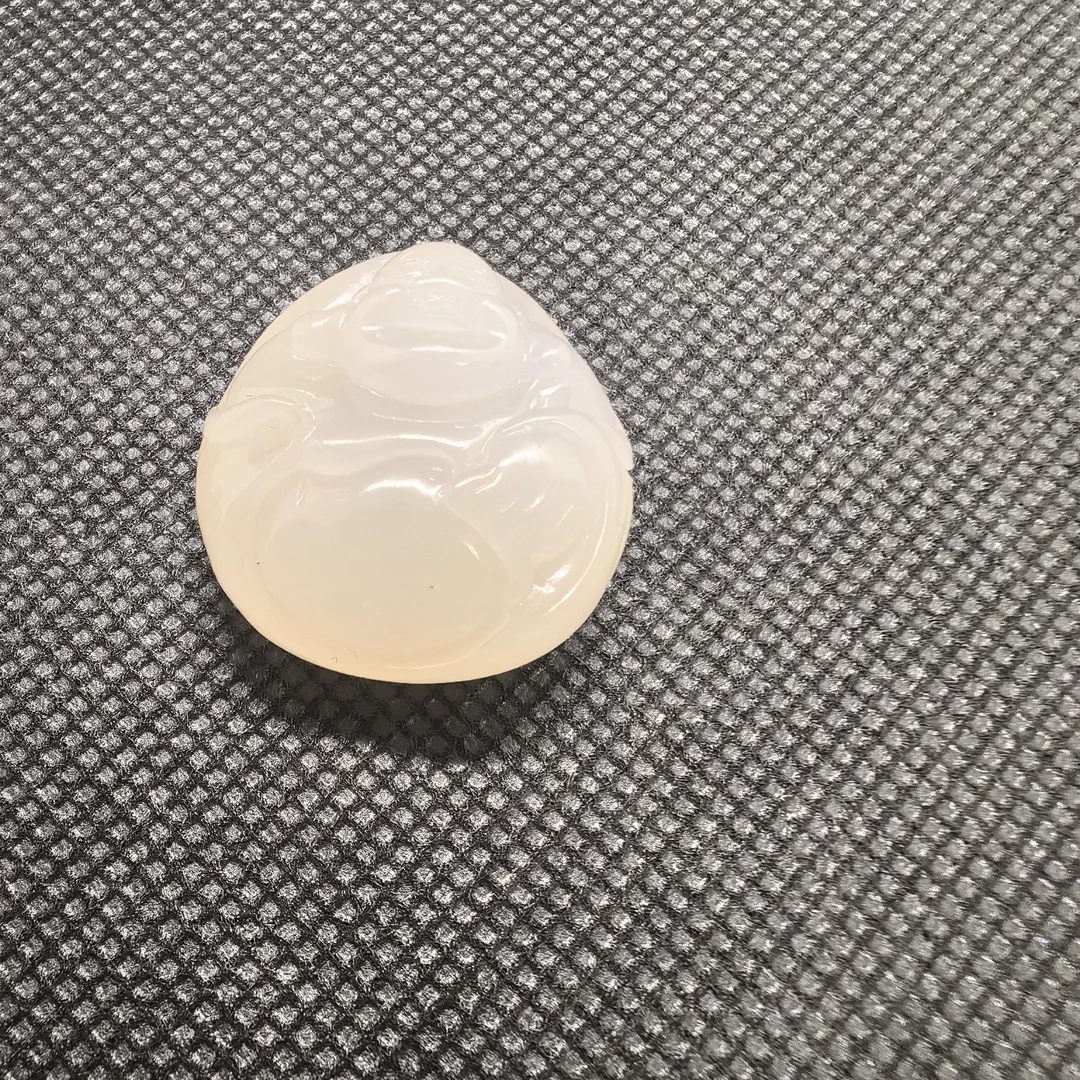 非金属羽毛吊坠 江津硒玉挂件佛