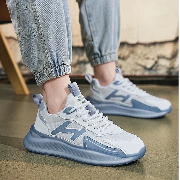 大伯哥同款【网面透气】男士新款秋季爆款软底减震透气运动休闲鞋