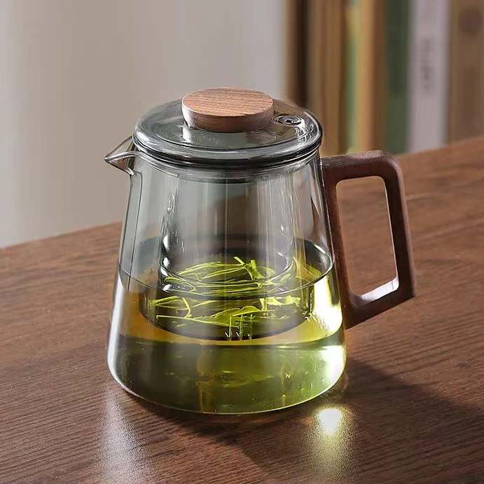 玻璃泡茶壶电陶炉用煮茶壶花茶壶加厚高硼硅耐热玻璃过滤功夫茶具
