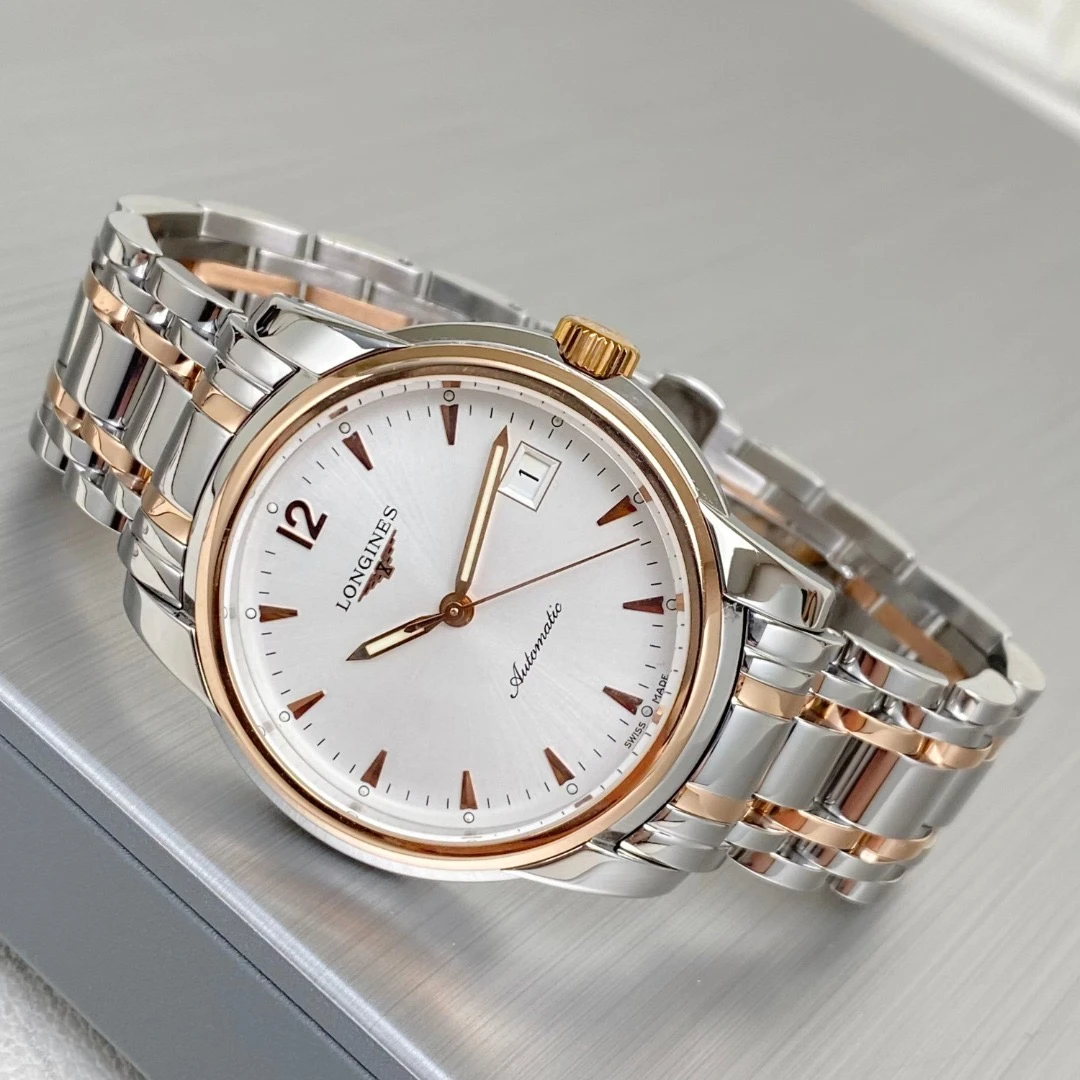99新 Longines/浪琴 L2.763.5.72.7/索伊米亚763间金/表径38.5