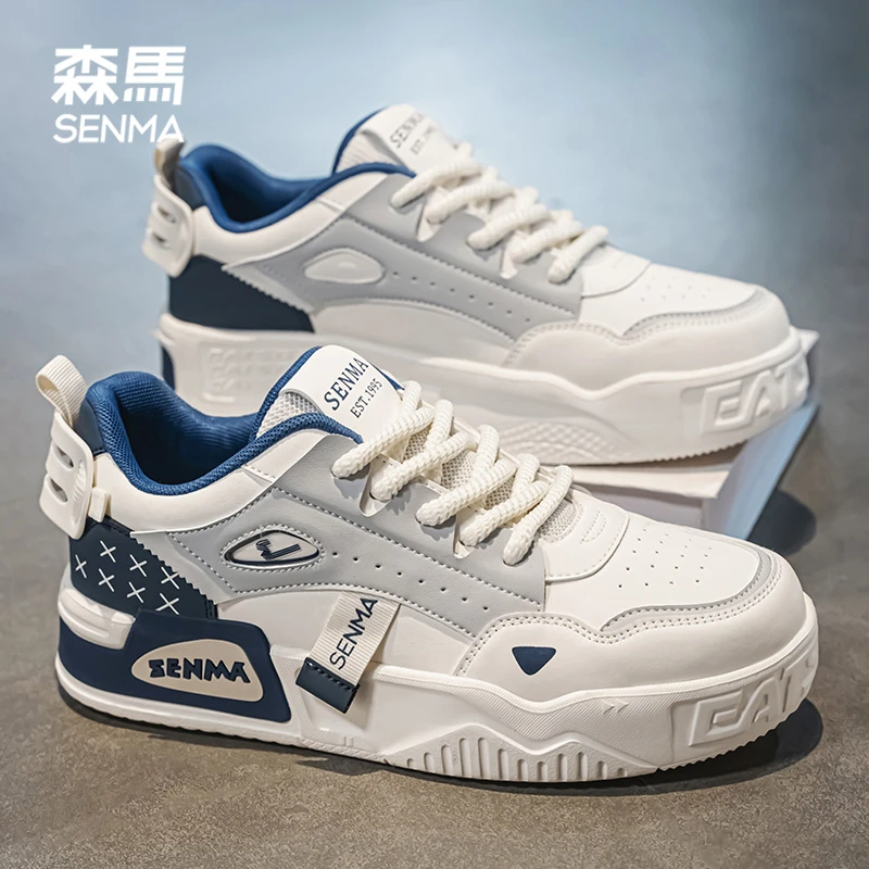 SENMA/森马国潮男鞋2025新款秋季透气百搭休闲板鞋防滑运动潮鞋子