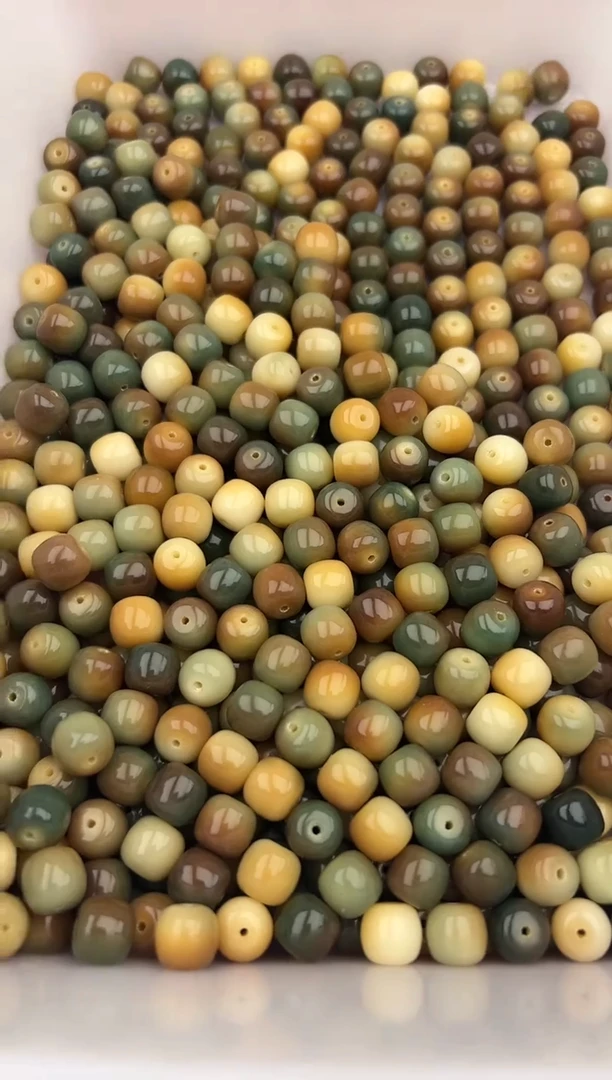 【闪购商品】白玉菩提吊坠10/11敦煌桶珠108颗