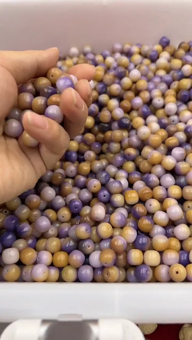 【闪购商品】白玉菩提手串10/11星空紫桶珠108颗