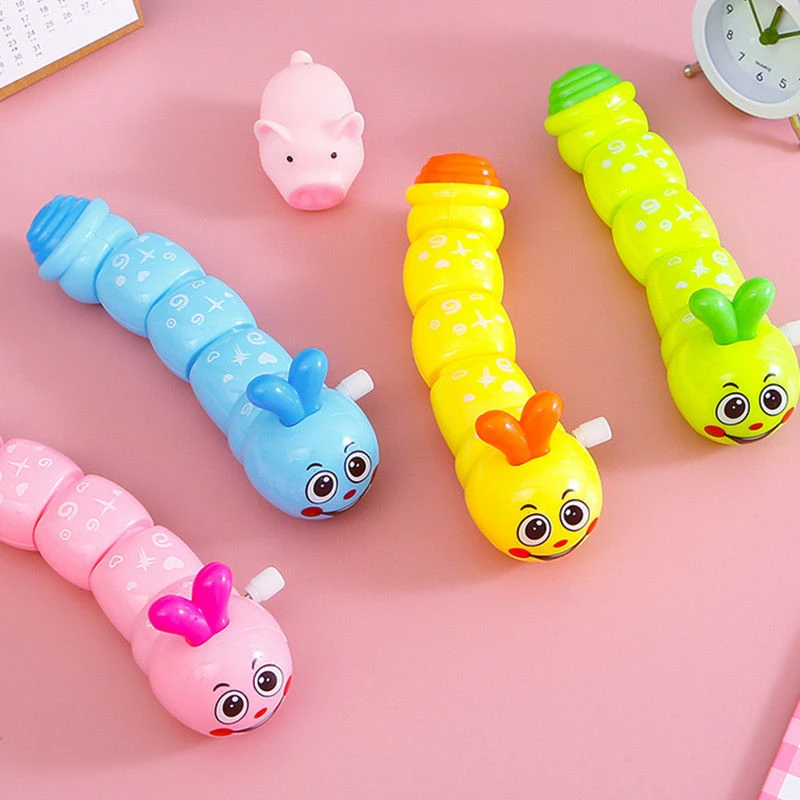 婴儿发条玩具上弦毛毛虫精灵虫小动物儿童益智宝宝玩具0-12一周岁