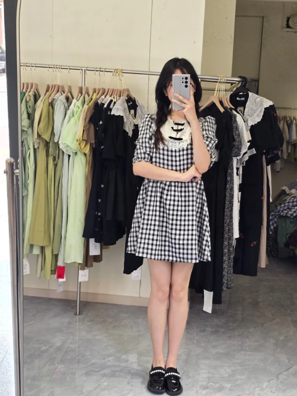 夏季半袖小衫连衣裙