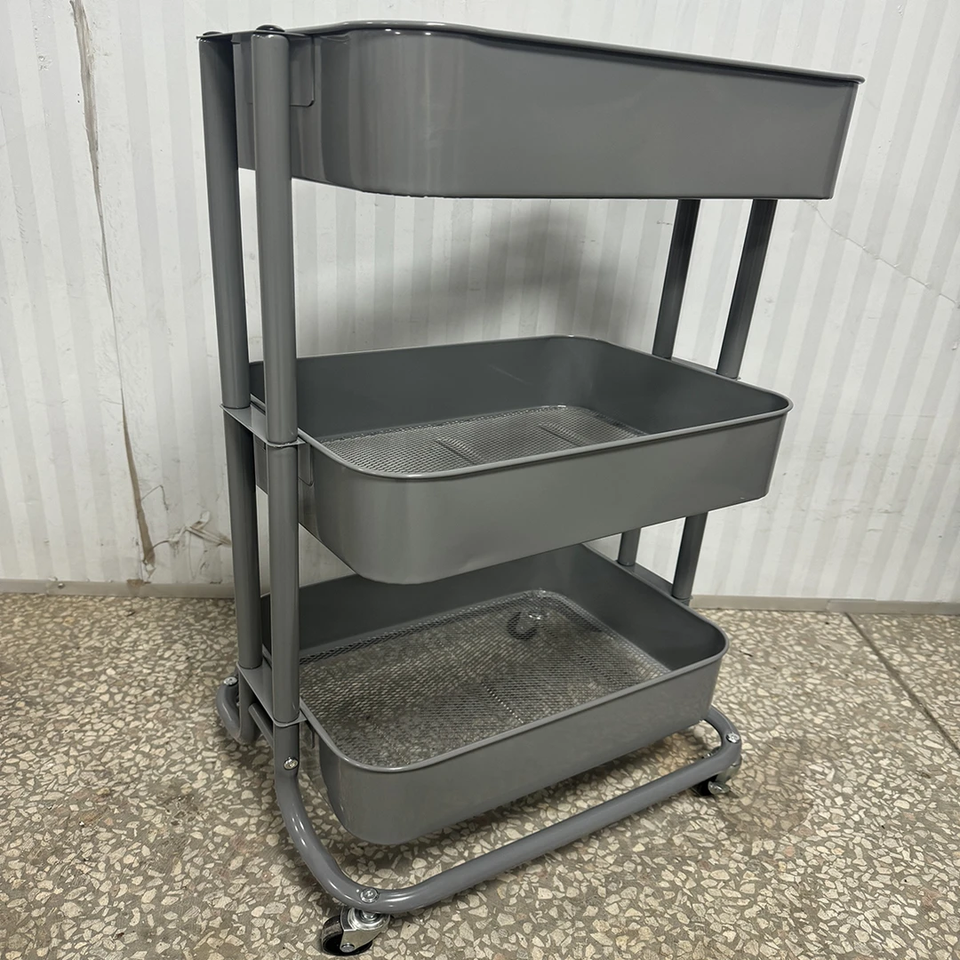 （专属）家用储物架可移动客厅厨房卧室储物架落地置物架零食置物架