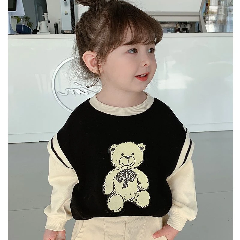 2025春女童卡通卫衣