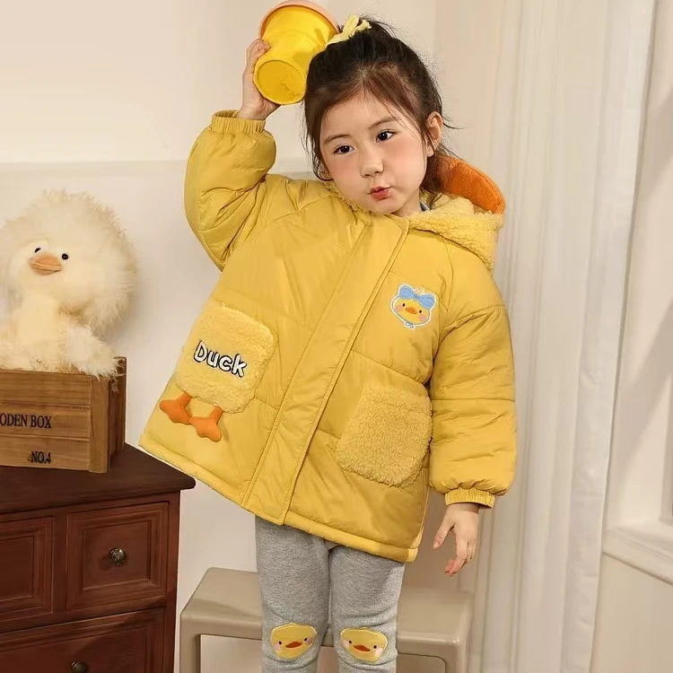 D203 儿童小鸭棉服外套