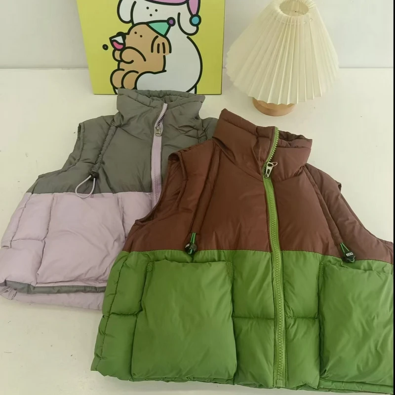 E9 立领儿童时尚保暖棉马夹马甲 no褪no焕！遵守下单！强褪扣芸费！