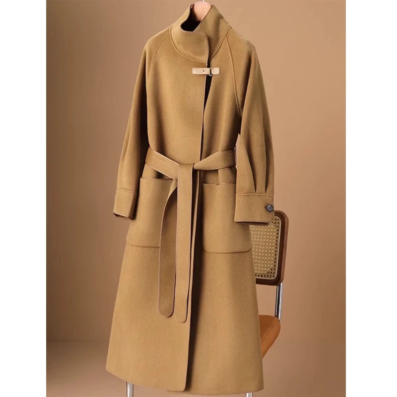 羊毛呢子大衣女秋季新款美拉德高端洋气品牌外套时尚冬季呢大衣