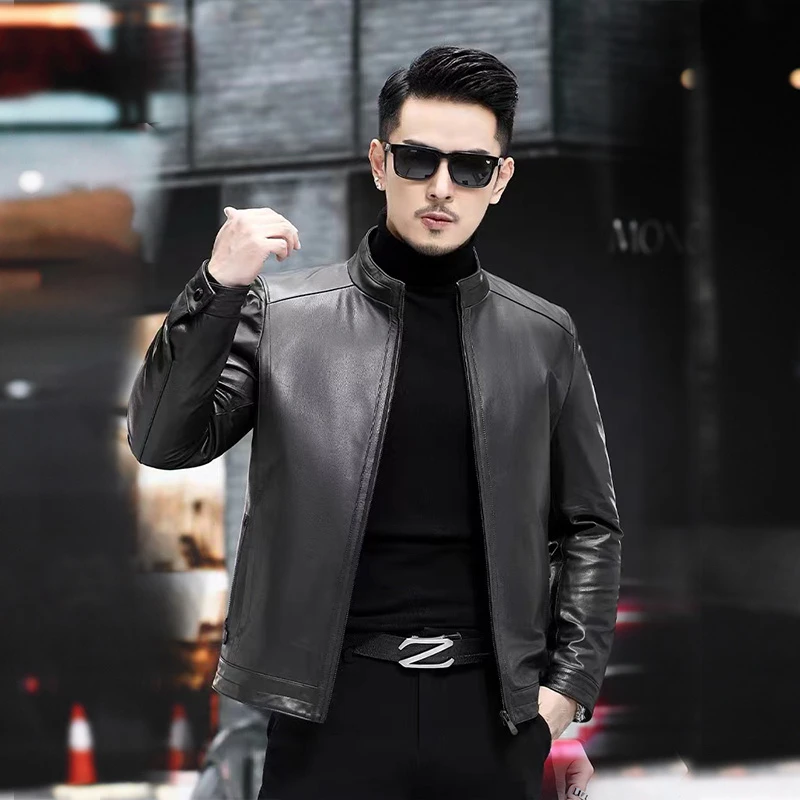 休闲立领短款男装22005