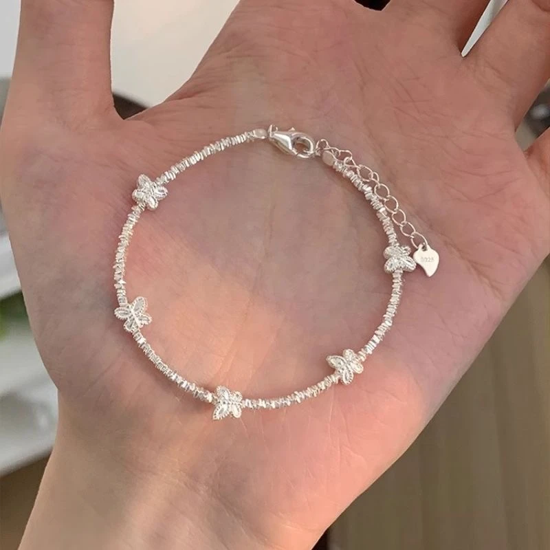 碎银子.轻奢仙气五只蝴蝶手链28472