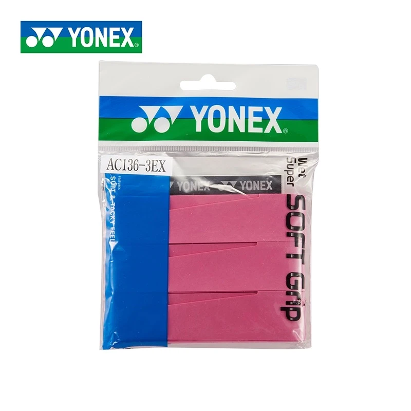 YONEX尤尼克斯吸汗带羽毛球拍绑带AC136手胶防滑吸汗加厚手柄缠带