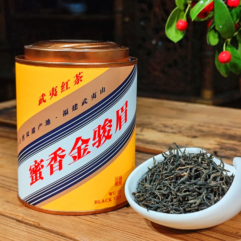 蜜香金骏眉红茶武夷山红茶茶叶原产地2023手工新茶蜜香桂圆香袋装