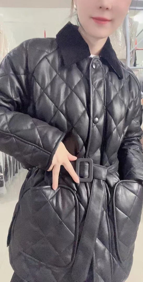 【66399】真皮羊皮外套时尚加厚秋冬休闲百搭外套