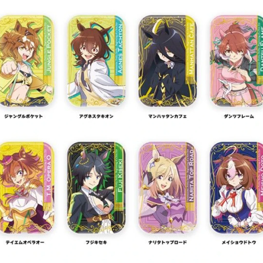 【赛马娘】新时代之门 烫金圆角方吧唧徽章