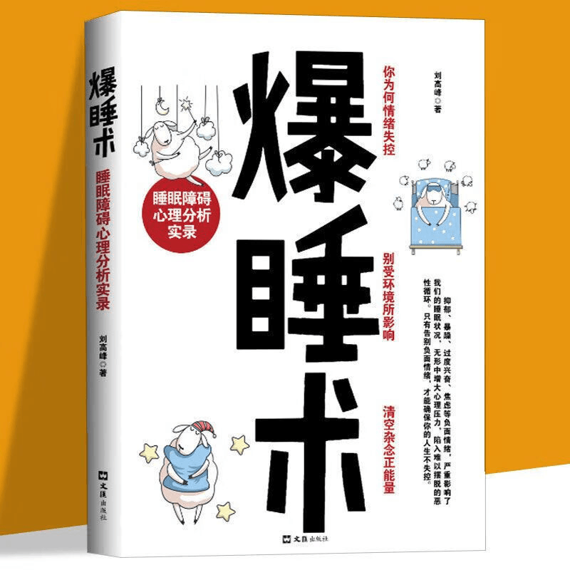 爆睡术睡眠障碍心理分析实录 减压睡眠书 心理治疗书籍