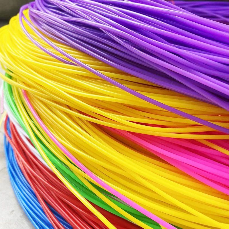 2.4mm实心圆藤条DIY手工编织材料藤线塑料条编篮子背篓