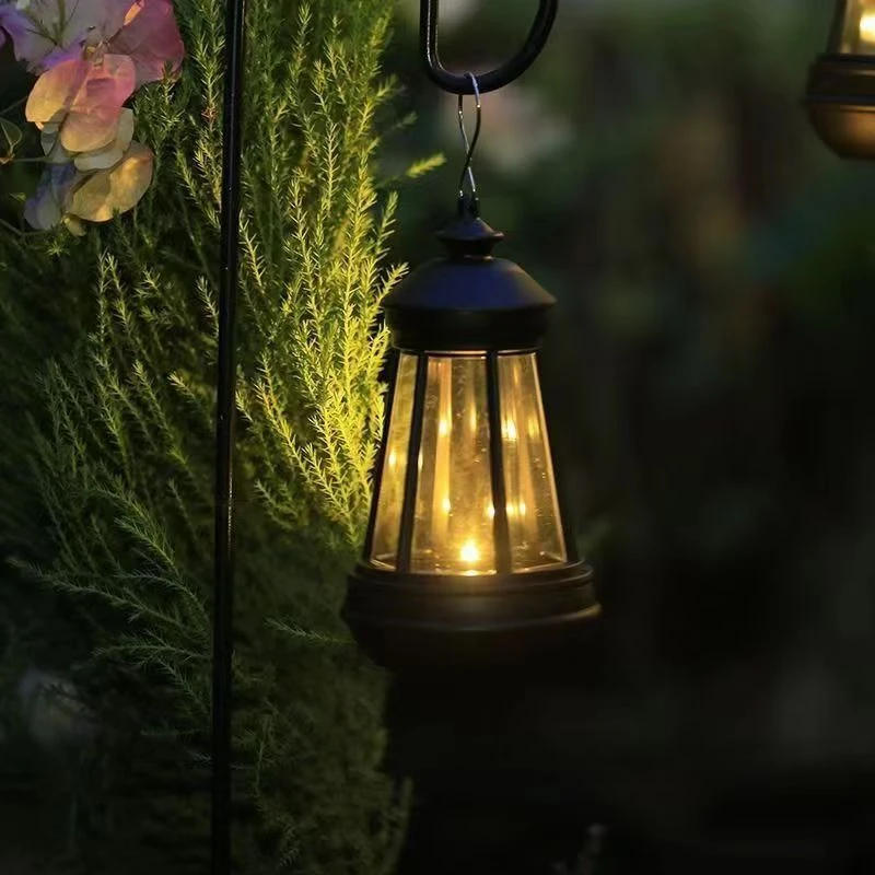 太阳能户外花园创意挂树灯太阳能挂灯太阳能灯太阳能提灯手提家用