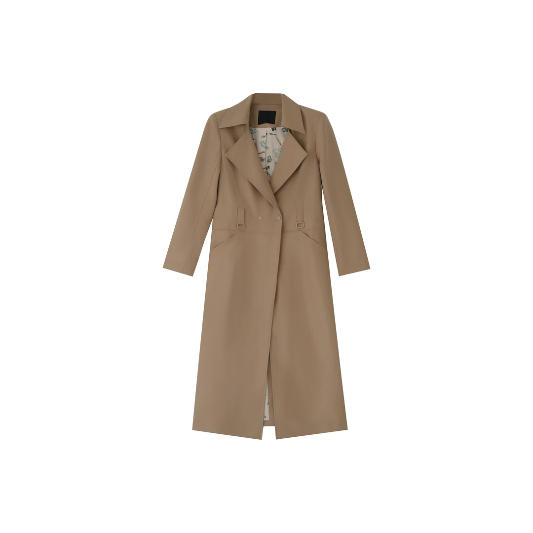 【她翼】春季风衣气质轻奢休闲百搭女士收腰设计师EF3245333102