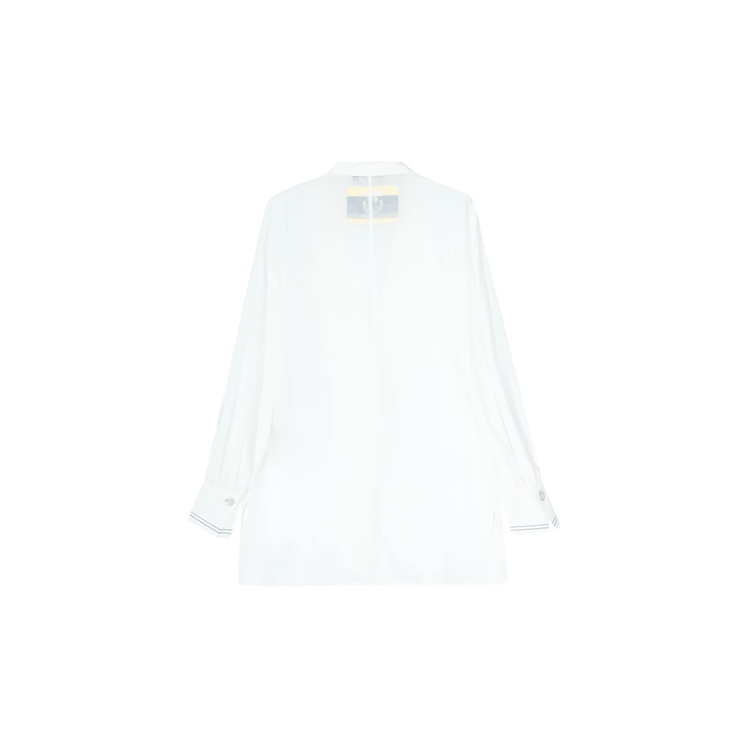 【她翼】春季衬衫纯色气质长袖白色时尚百搭EF1243333071