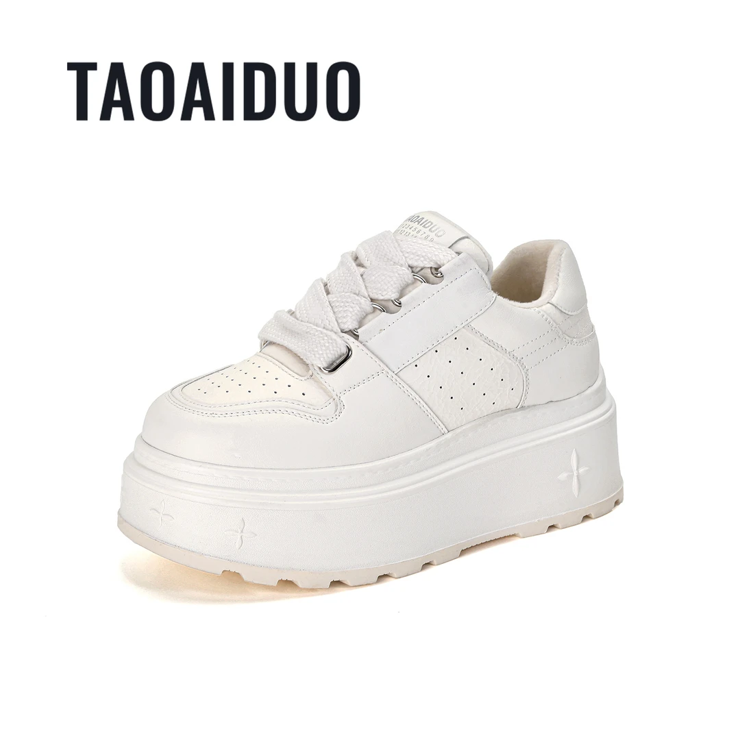 【婷婷】淘爱朵时尚厚底增高7cm潮流百搭女士休闲鞋 9818-6