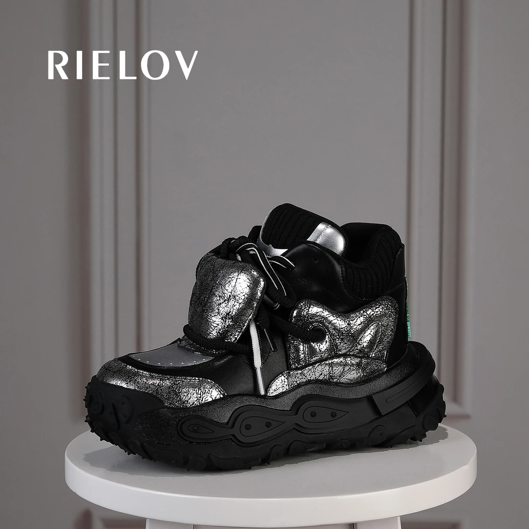 断码现货●RIELOV增高5cm时尚厚底潮流百搭女士休闲鞋8888-9