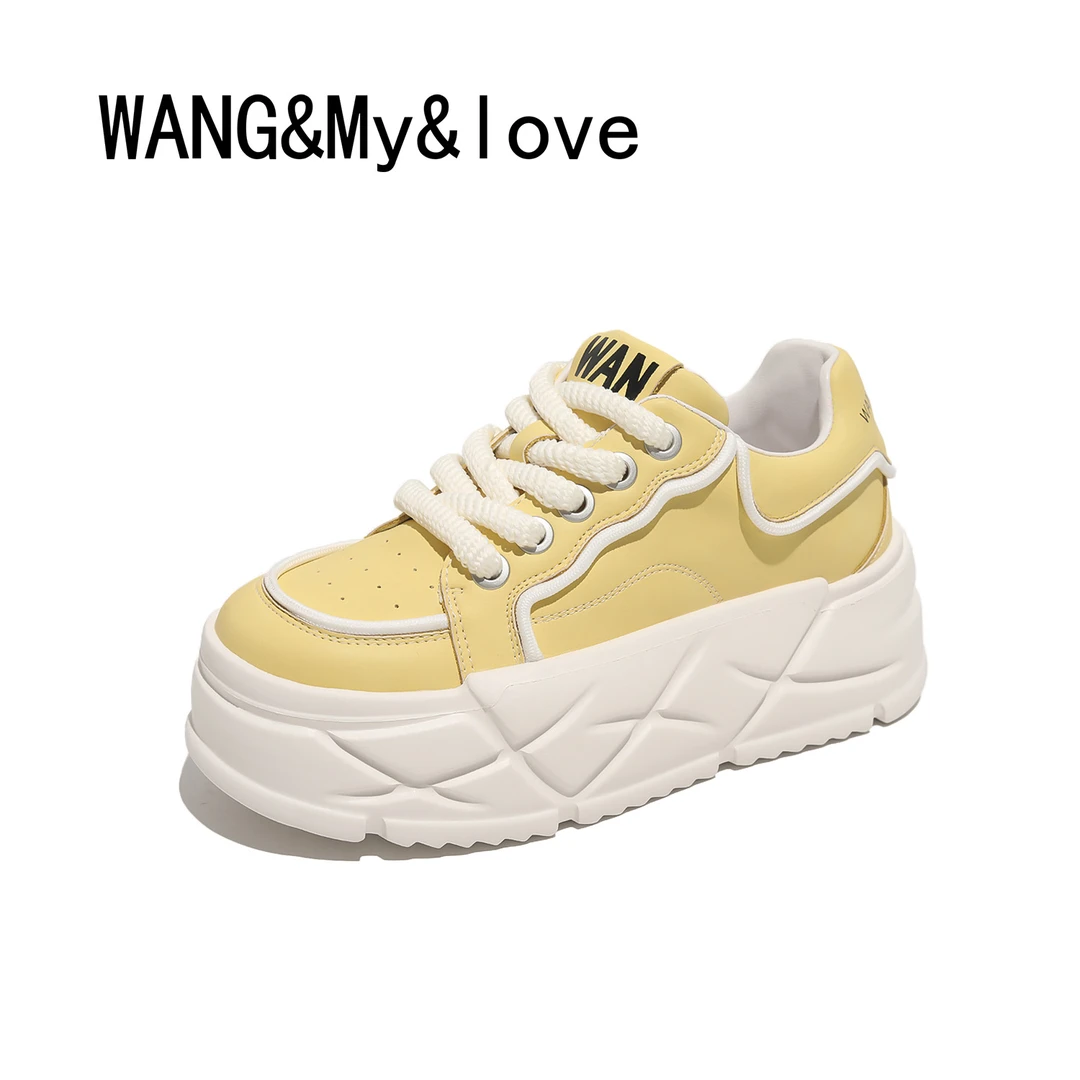 断码现货●原创小众设计师增高7cm时尚潮流百搭低帮女士休闲鞋2739