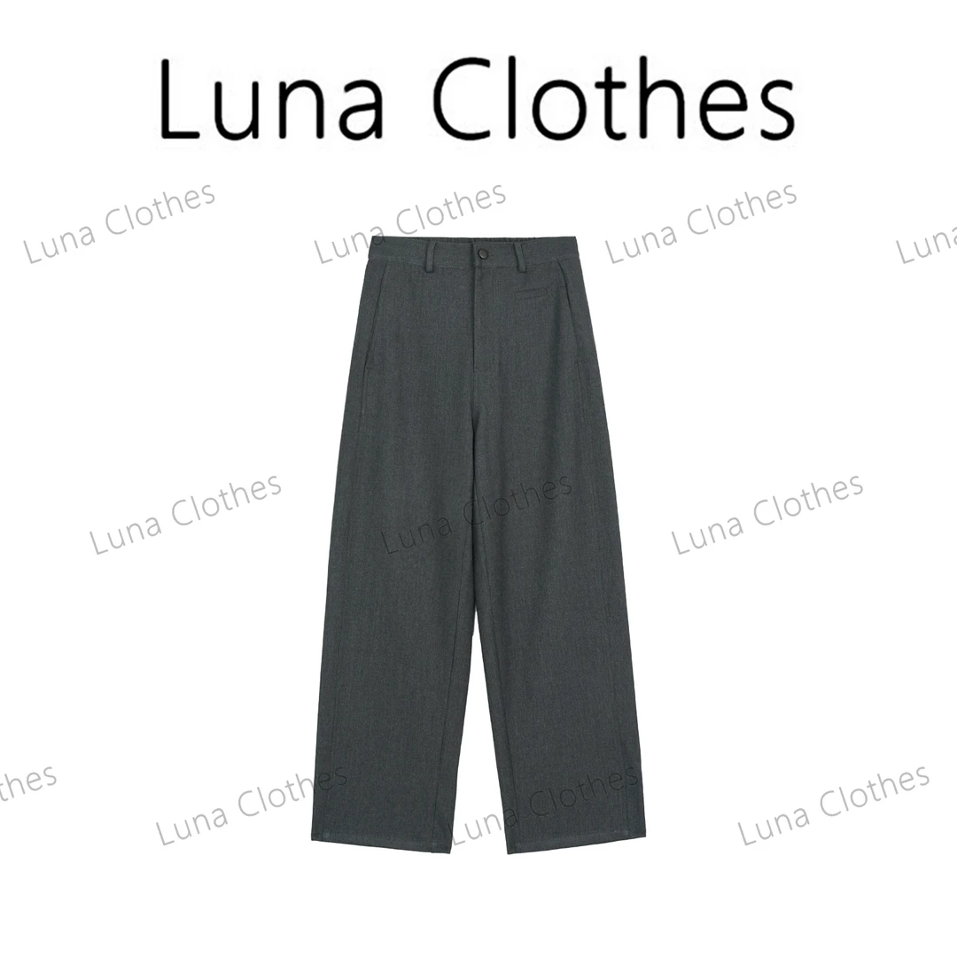 张妍LUNA‘予光西裤’秋冬新款纯色休闲直筒西裤103101