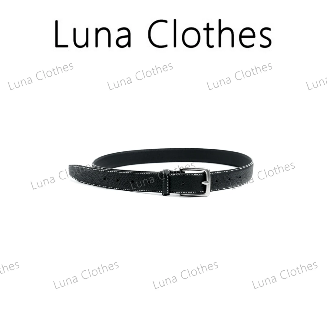 张妍LUNA‘牛皮腰带’100头层牛皮五金扣腰带YD5312