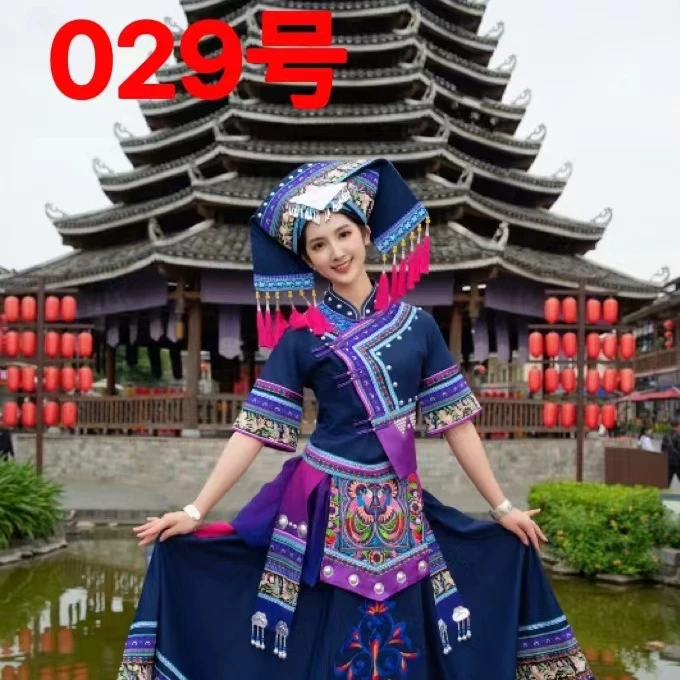 【芮睿家】029号 刘三姐 三月三民族服饰 传统少数 壮族服饰