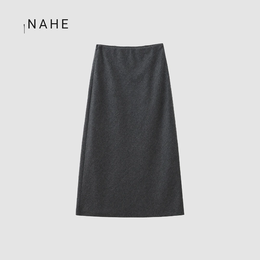 【约定】100%澳洲美利奴羊毛半裙 马甲套装A版百搭气质款秋冬