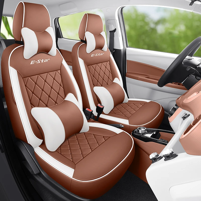 长安奔奔分体头 专车专用皮革款汽车座垫