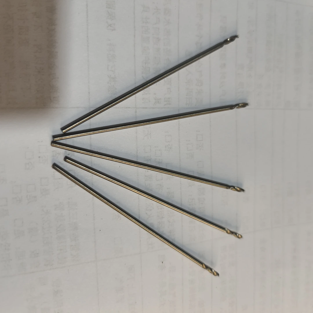 麻花钻头十字打孔专用钻头2mm大86mm长5根1包起发货