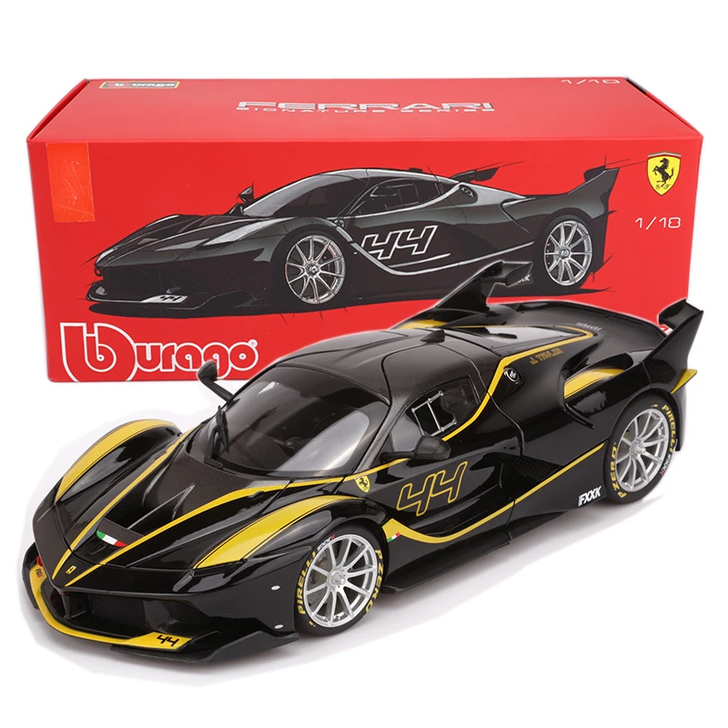 比美高1:18仿真合金汽车模型法拉利FXX K精装超跑车模型玩具收藏