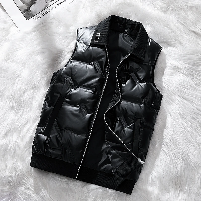 MJ0909羽绒80绒棉马甲男款冬季坎肩加厚新款秋冬季男士背心外套