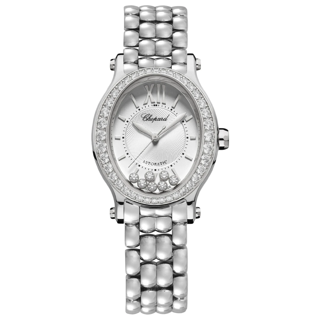 99新 Chopard/萧邦 HAPPY SPORT系列278602-3002后钻表/WHT023227