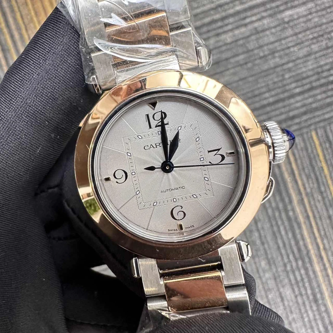99新 Cartier/卡地亚 帕莎系列W2PA0008腕表/间金/WHP026467/表展