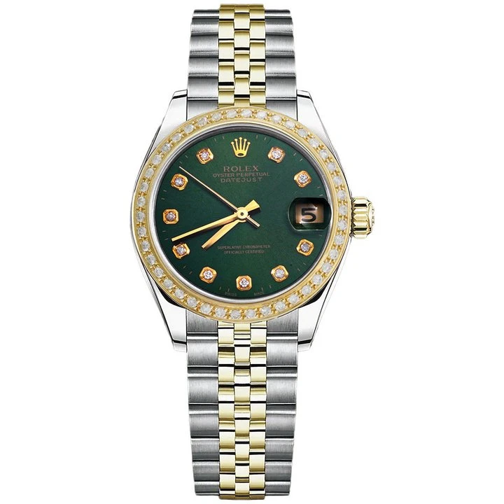 99新 Rolex/劳力士  68273腕表/绿盘自动机械/后钻/WHP024198