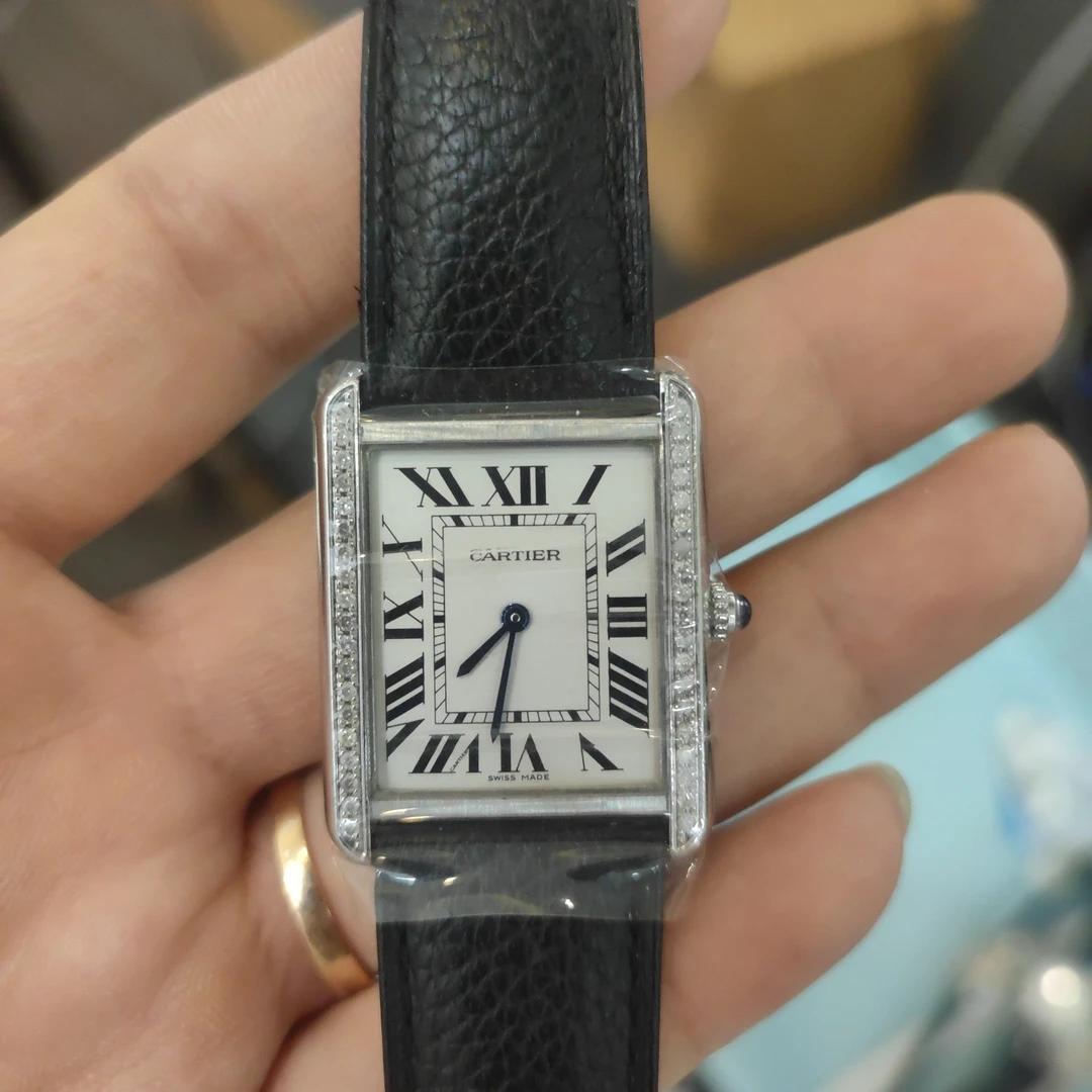 99新 Cartier/卡地亚 表展/坦克系列WSTA0028腕表/后钻/WHP028152